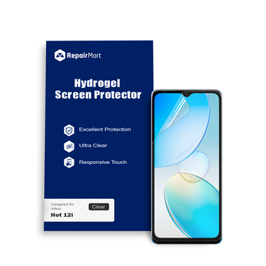 Infinix Hot 12i Compatible Premium Hydrogel Screen Protector With Full Coverage Ultra HD